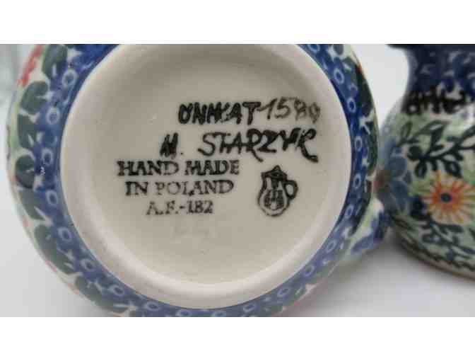 Polish Floral Patterned Creamers