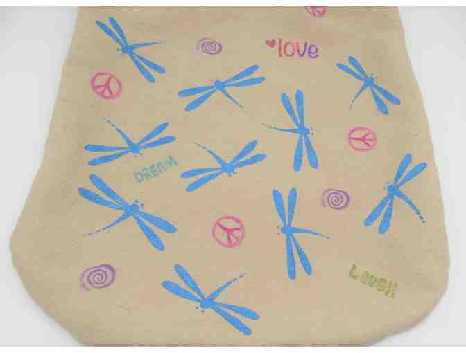 Handcrafted Dragonfly Tote