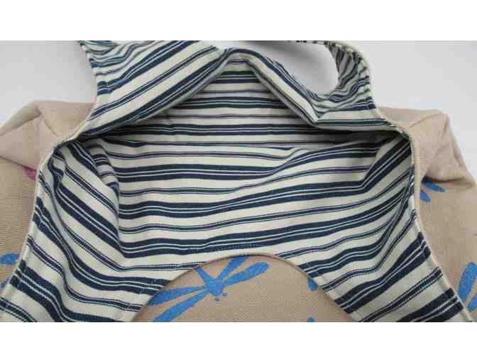 Handcrafted Dragonfly Tote