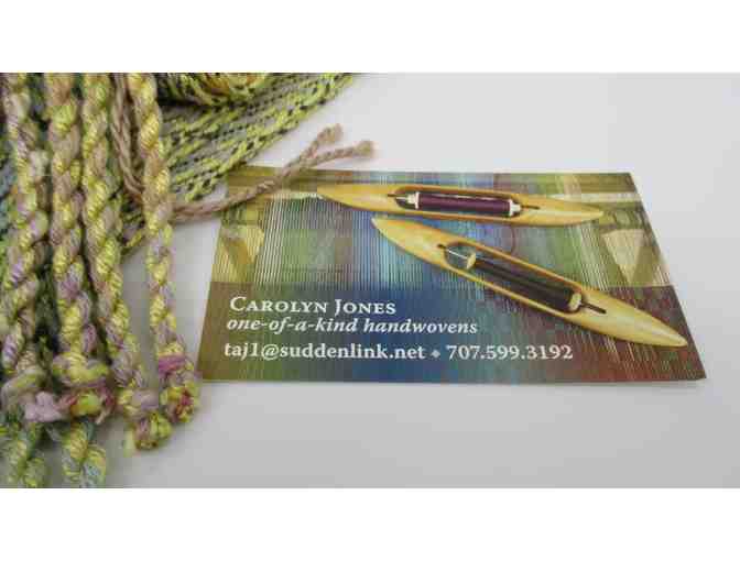 Beautiful Hand-woven Scarf by Carolyn Jones-Studio Ix Chel