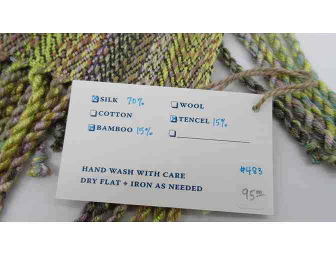 Beautiful Hand-woven Scarf by Carolyn Jones-Studio Ix Chel