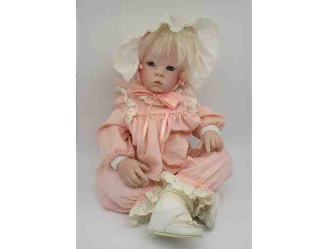 Porcelain White-Hair Baby Doll
