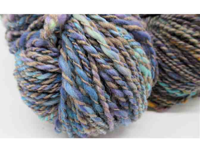 Hand Dyed Handspun Yarns - Two Skeins