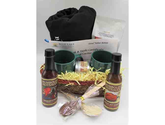 Blue Lake Casino & Hotel Gift Basket - $200 Value
