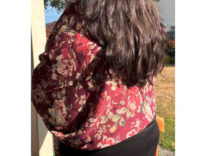 East Indian Floral Scarf