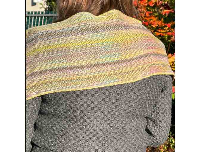 Beautiful Hand-woven Scarf by Carolyn Jones-Studio Ix Chel