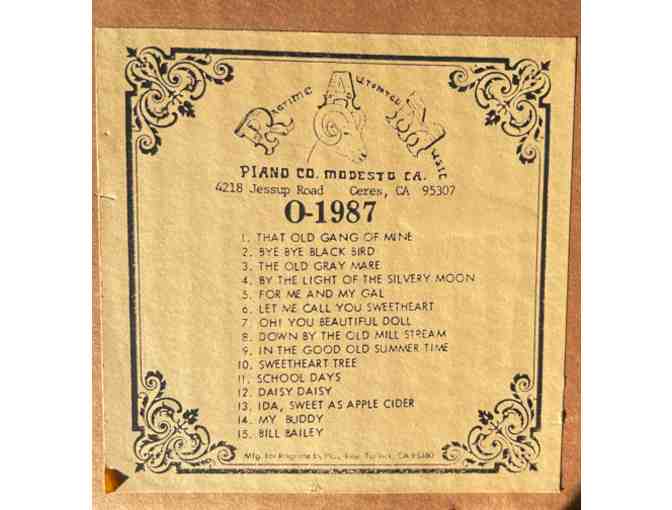 1908 Nickelodeon Piano with Player Piano Mode