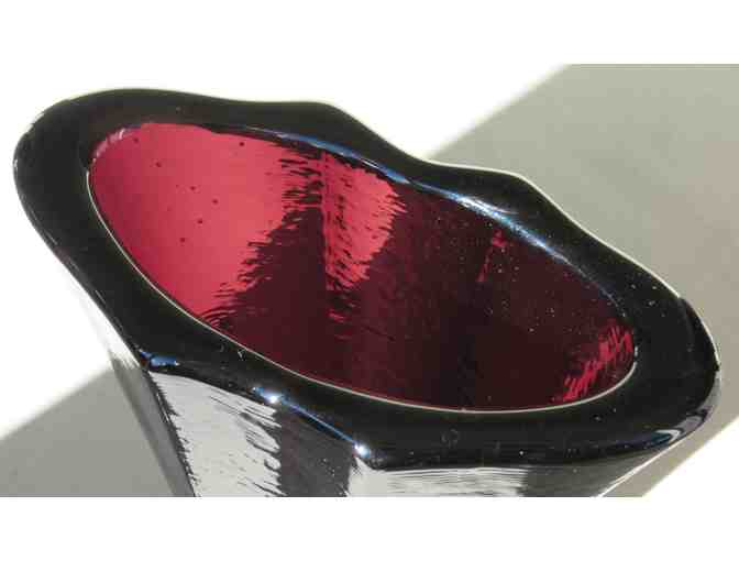 Fire and Light Aurora Vase - Plum