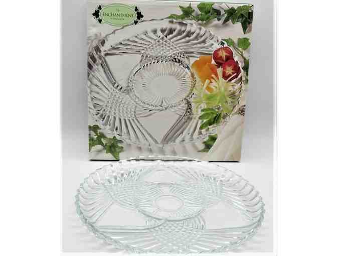Indiana Glass Divided Relish Tray