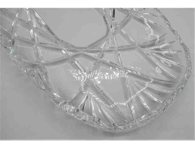Mikasa Crystal Glass Canape Tray