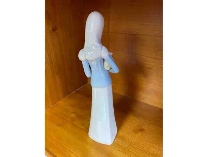 Lladro-style Figurine - Woman Holding Jug