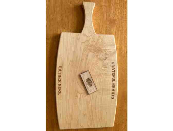Grateful Hearts Charcuterie/Cutting Board by Kendall Baker
