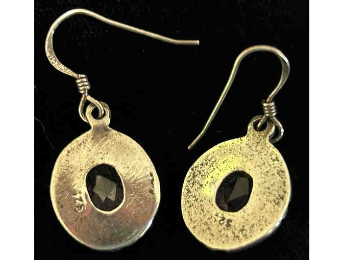 Amethyst in Sterling Silver Drop Earrings for Pierced Ears