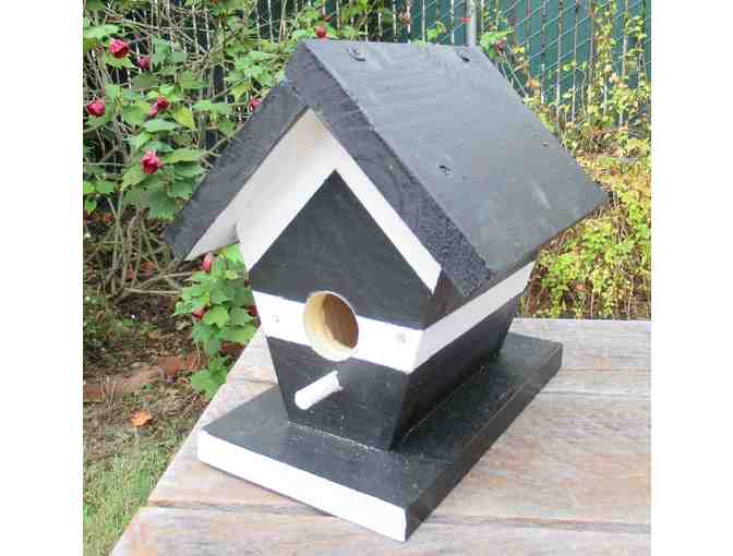 Black Bird House with White trim - Photo 1