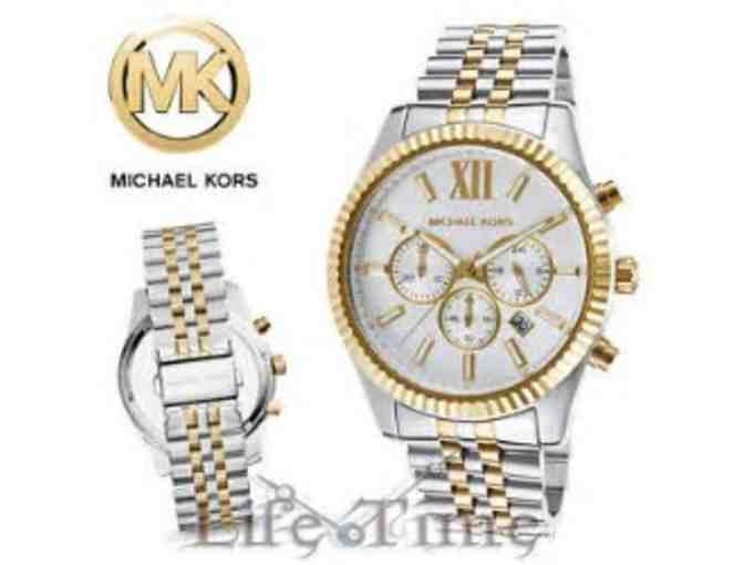 Michael Kors Lexington Two-Tone Chronograph Men's Watch