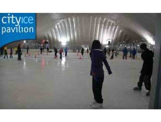 City Ice Pavilion - 4 Passes With Skate Rentals - Photo 1