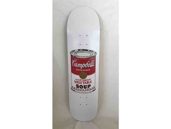 Andy Warhol - Campbell's Soup: Vegetarian Vegetable, Skateboard Deck