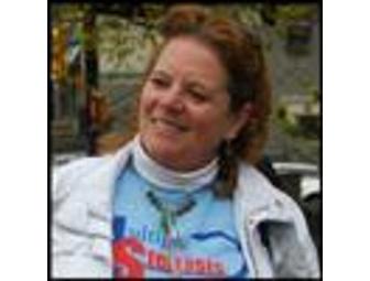 Murano glass red earrings with Swarovski crystal accents.