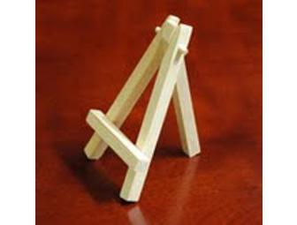 'I HAVE COURAGE' tile and easel