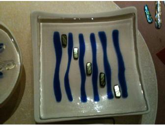 'Veins and Stents' art glass #3 by Carol Schumacher