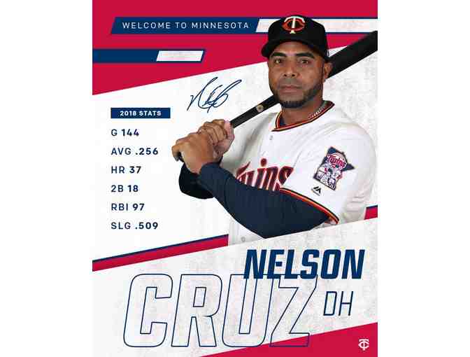 Nelson Cruz Autographed Baseball
