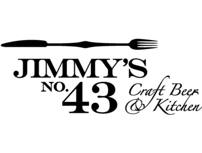 $100 Jimmy's No. 43 Craft Beer and Kitchen Gift Certificate