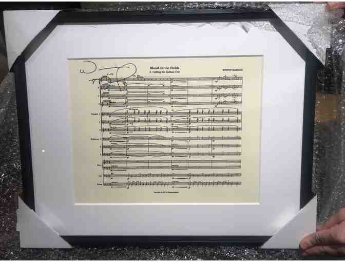 'Blood on the Fields' Score SIGNED by Wynton Marsalis!