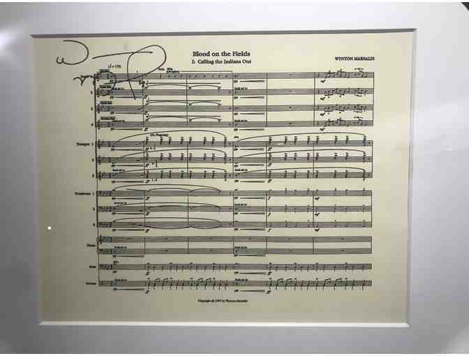 'Blood on the Fields' Score SIGNED by Wynton Marsalis!