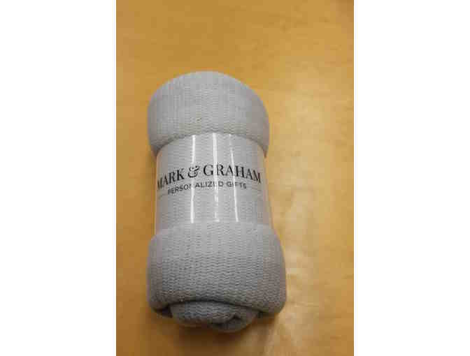Mark & Graham soft shawl/throw - Grey only