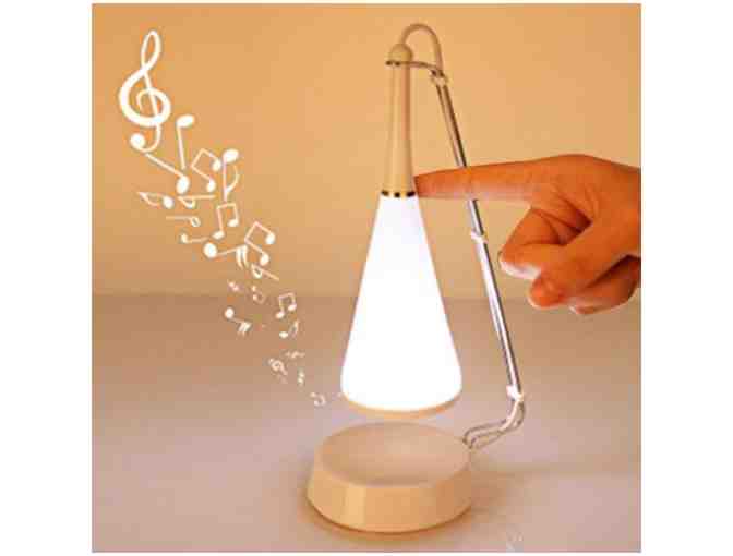 Touch-Sensitive LED Desk Lamp with Mini Speaker - Photo 1