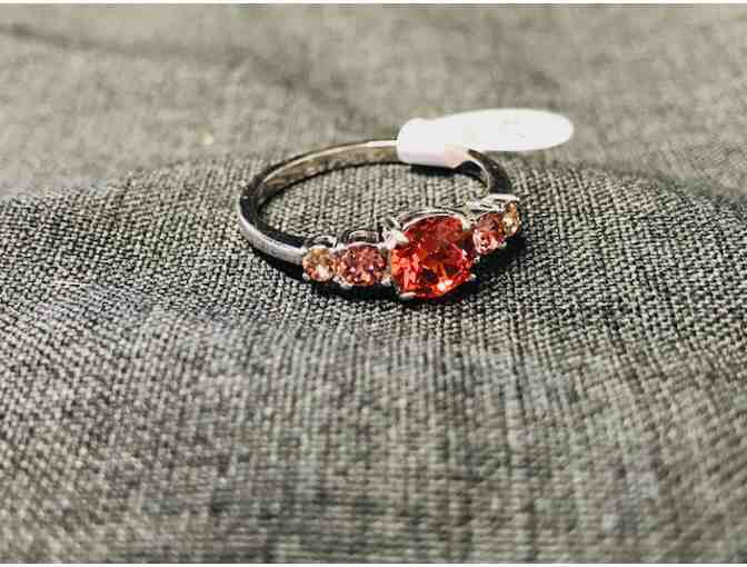 Peach Stones on Silver, Ring by Fragrant Jewels