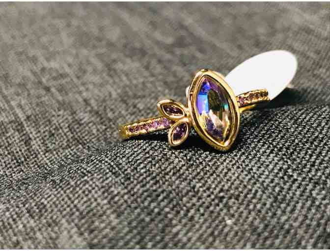 Purple Iridescent Ring by Fragrant Jewels