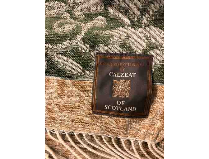 Imported Wool Blend Throw by Calzeat of Scotland