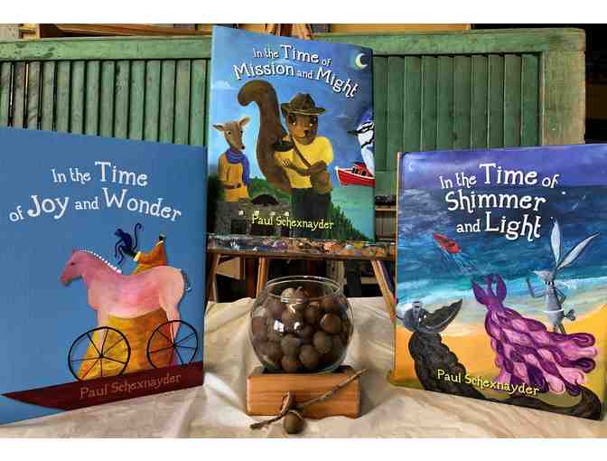 Paul Schexnayder signed children's books, three part series - Photo 1
