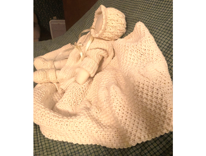 Organic Cotton Hand Knitted Layette