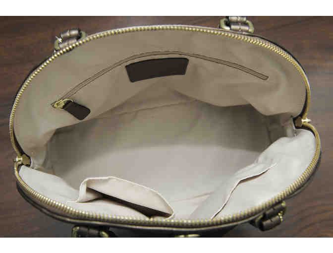 COACH Handbag 'Peyton' Bronze Leather Purse