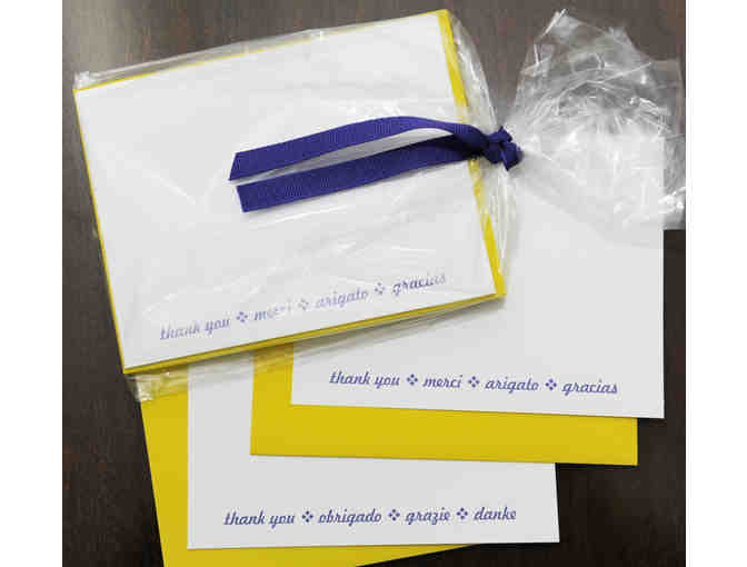 Fluent in the Language of Thanks ~ Note Cards