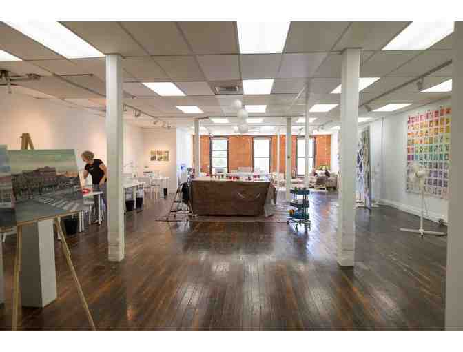 Meraki Maker's Studio Scarf Marbling