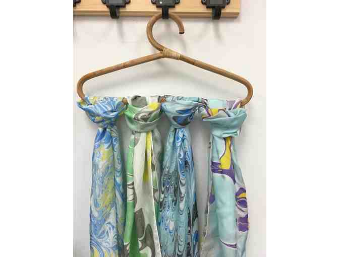 Meraki Maker's Studio Scarf Marbling