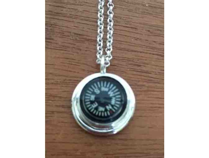 Compass Necklace by LeeAnn Herreid