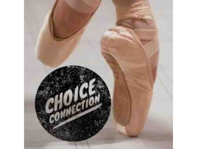 Extensions School of Dance $150 gift card and Choice Connection $20