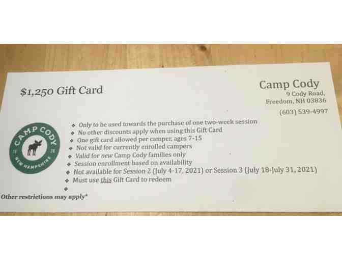 Camp Cody Gift Card