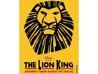 Lion King - Two Tickets - Wednesday, March 9, 8pm, seats U-119 and U-120