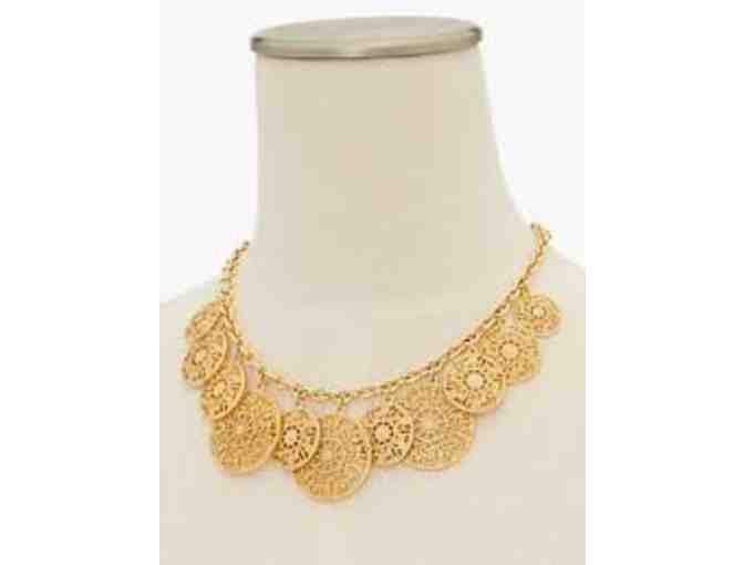 Filigree Gold-tone Necklace
