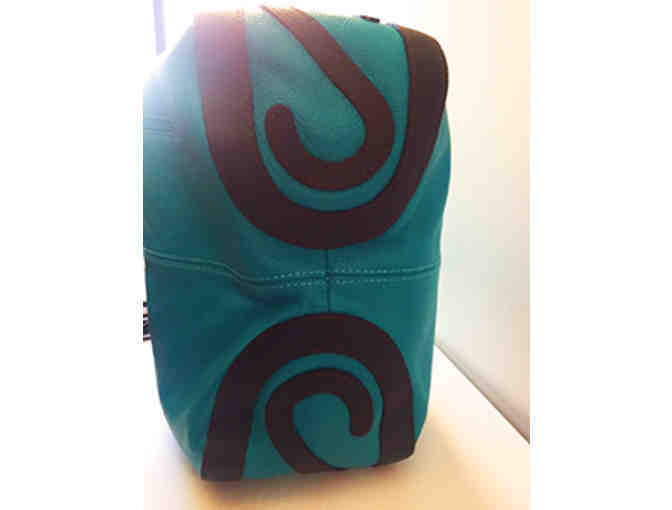 Suede and Skin Italian Leather Bag