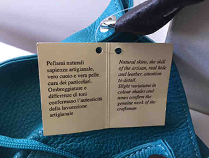 Suede and Skin Italian Leather Bag