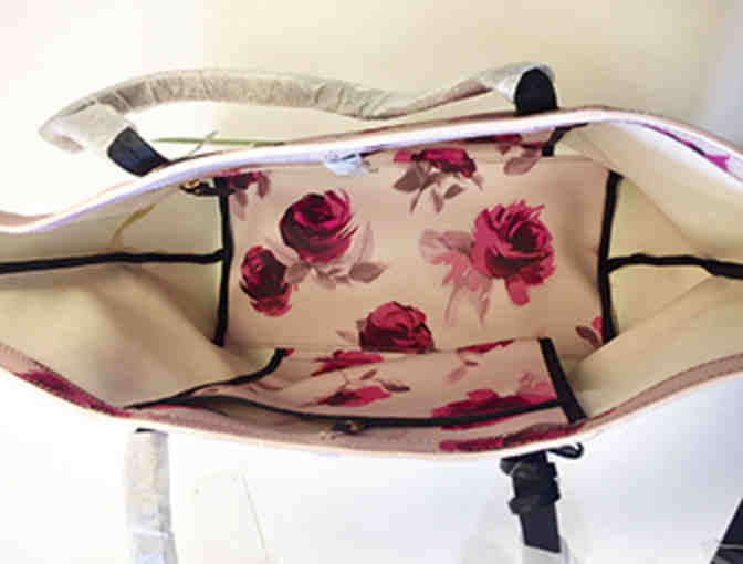 Kate Spade Pink/Lilac/Plum Floral Tote