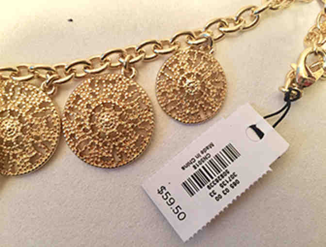 Filigree Gold-tone Necklace