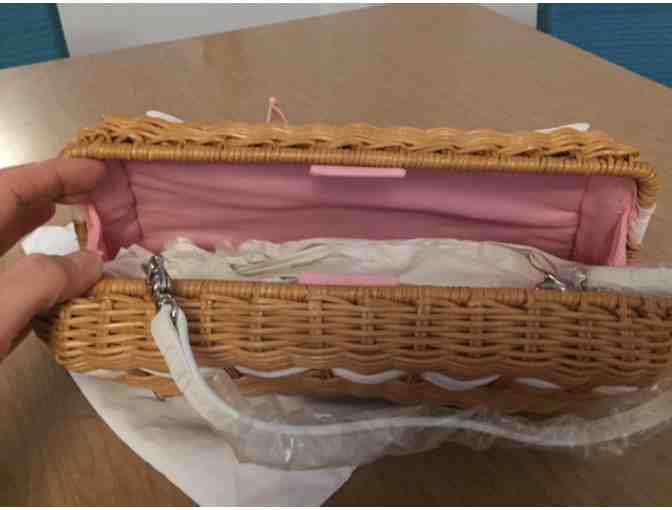 Margaret Nicole Basket Woven Handbag