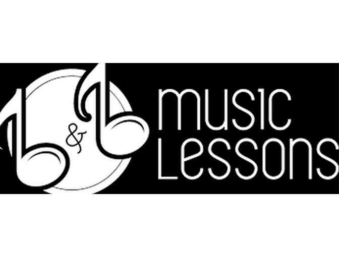 Two 30-minute in Home Piano or Guitar Lessons with B&B Music Lessons